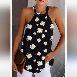 Sunflower Halter Top